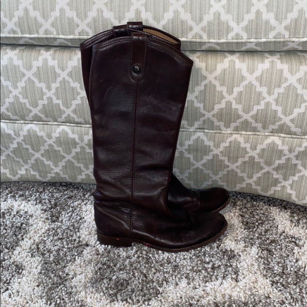 Melissa button Frye boots